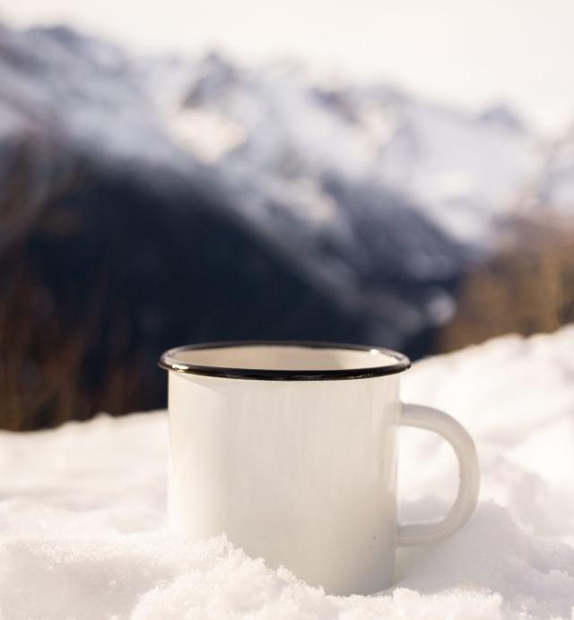 Campfire Enamel Mug
